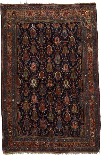 Antique Persian Bidjar Rug 4 10 x 7 0 
