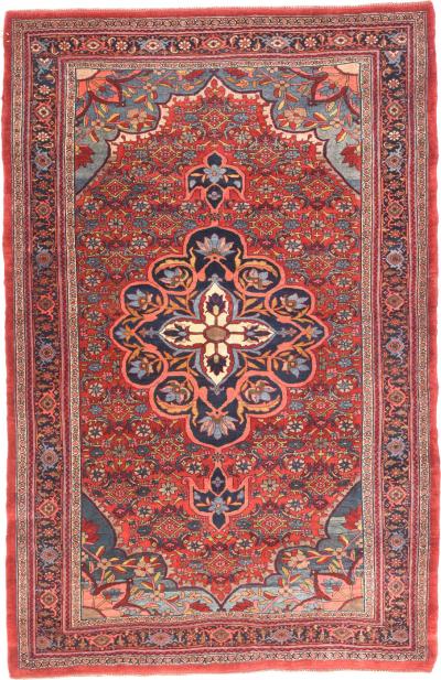 Antique Persian Bidjar Rug 49 x 76
