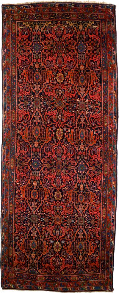 Antique Persian Bidjar Rug 54 x 13 x 7 