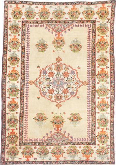 Antique Persian Farahan Rug 45 x 65 