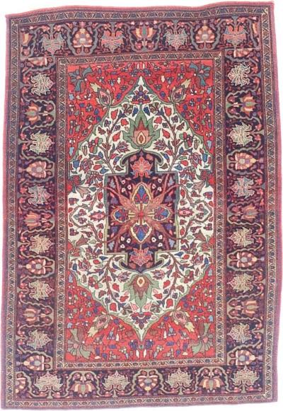 Antique Persian Farahan Sarouk Rug 35 x 4 x 10 