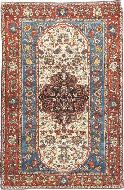 Antique Persian Farahan Sarouk Rug 44 x 66 