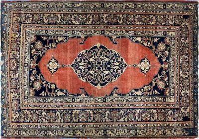 Antique Persian Feraghan Sarouk The Most decorative As Is