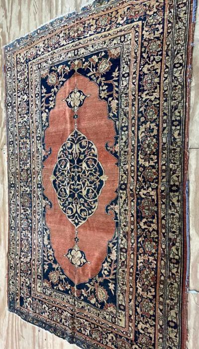 Antique Persian Feraghan Sarouk The Most decorative As Is