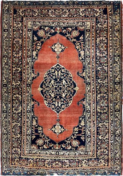 Antique Persian Feraghan Sarouk The Most decorative As Is