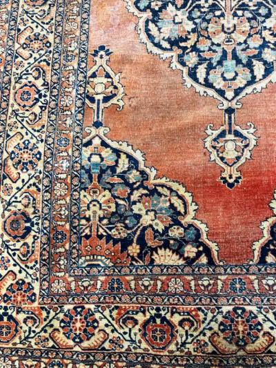 Antique Persian Feraghan Sarouk The Most decorative As Is