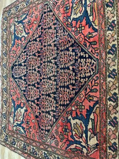 Antique Persian Feraghan Sarouk The Most decorative As Is