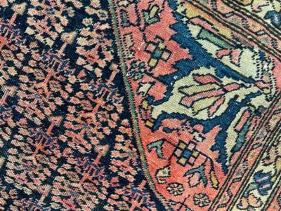 Antique Persian Feraghan Sarouk The Most decorative As Is