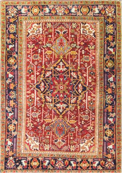 Antique Persian Heriz 37 x 5