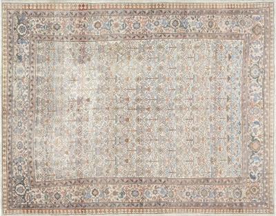 Antique Persian Heriz Rug 113 x 144 