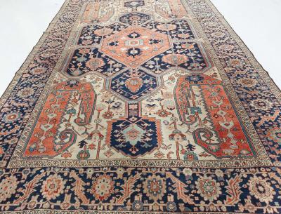 Antique Persian Heriz Rug