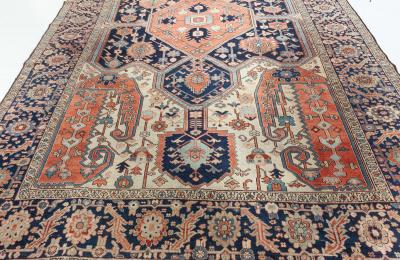 Antique Persian Heriz Rug