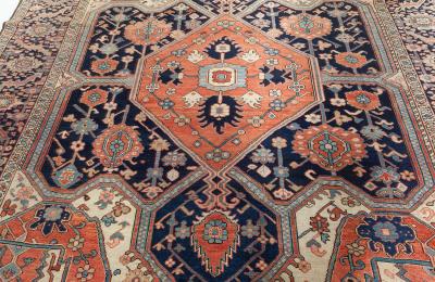 Antique Persian Heriz Rug