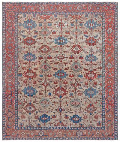 Antique Persian Heriz Rug