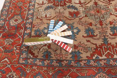 Antique Persian Heriz Rug