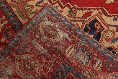 Antique Persian Heriz Rug