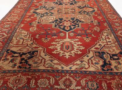 Antique Persian Heriz Rug