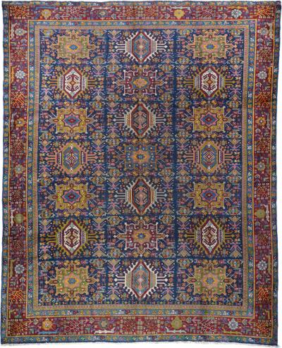 Antique Persian Heriz Rug 82 x 107