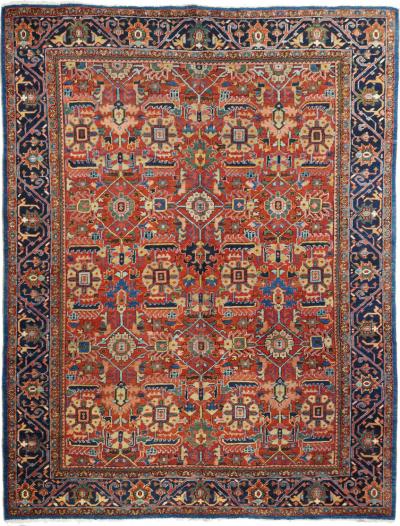Antique Persian Heriz Rug 85 x 105 