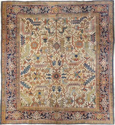 Antique Persian Heriz Rug 85 x 92 