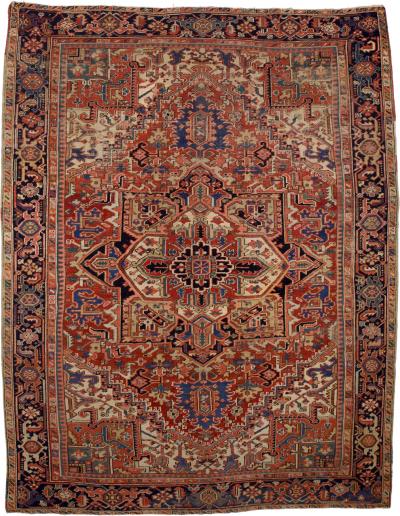 Antique Persian Heriz Rug 86 x 111 