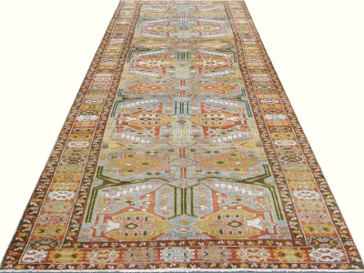 Antique Persian Heriz Runner 36 x 146 