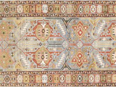 Antique Persian Heriz Runner 36 x 146 