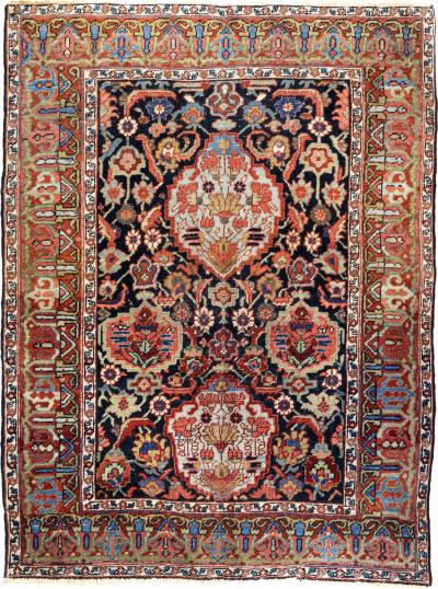 Antique Persian Heriz Serapi Rug 410 x 65 