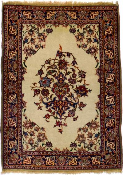 Antique Persian Isfahan Rug 2 2 x 2 11 