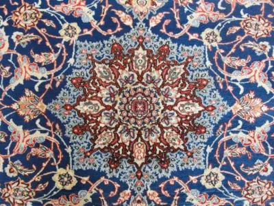 Antique Persian Isfahan Rug