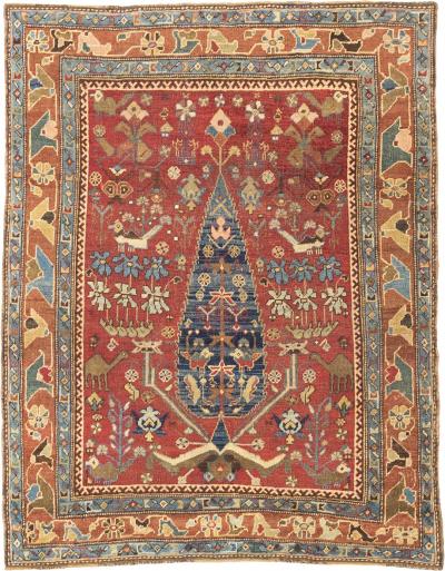 Antique Persian Karabagh Rug 47 x 510 