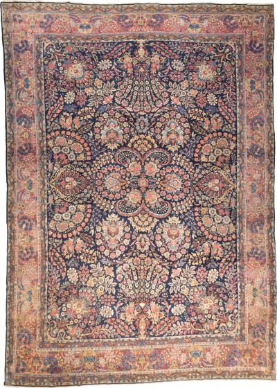Antique Persian Kerman Rug 10 1 x 14 3 