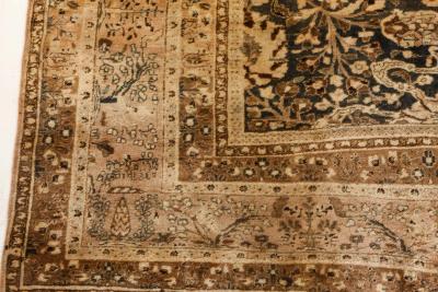 Antique Persian Khorassan Handmade Wool Rug
