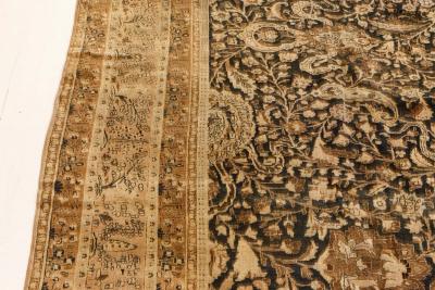 Antique Persian Khorassan Handmade Wool Rug