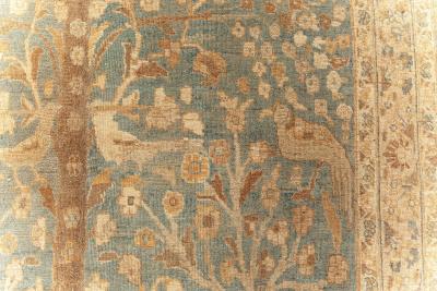Antique Persian Khorassan Handmade Wool Rug