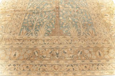 Antique Persian Khorassan Handmade Wool Rug