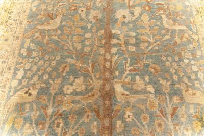 Antique Persian Khorassan Handmade Wool Rug