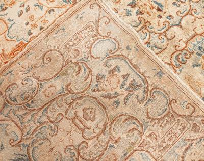 Antique Persian Kirman Handmade Wool Rug