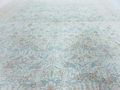 Antique Persian Kirman Rug Size Adjusted 