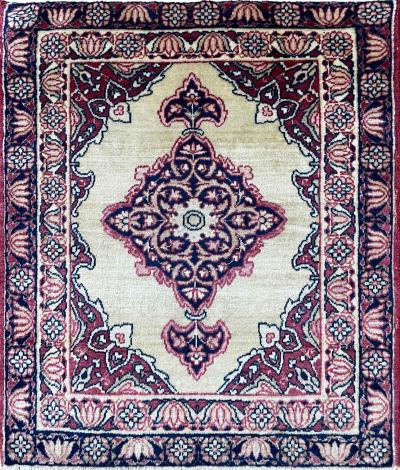 Antique Persian Laver Kermanshah Rug