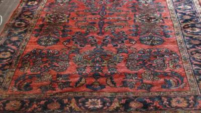 Antique Persian Lilihan Rug