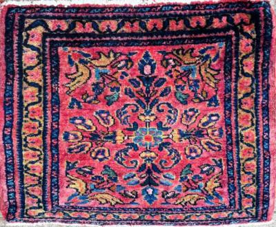 Antique Persian Lilihan Rug c 1920s