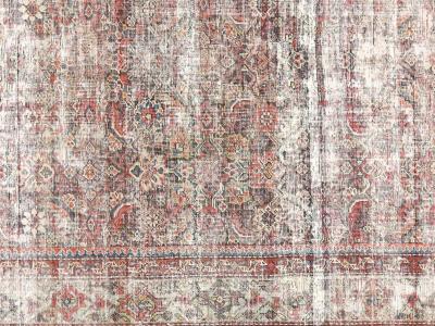 Antique Persian Mahal Rug 50 x 112 