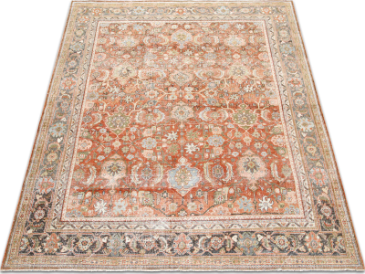 Antique Persian Mahal Rug 8 x 107 