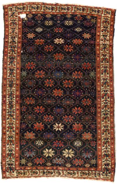 Antique Persian Malayer Rug 4 3 x 6 9 