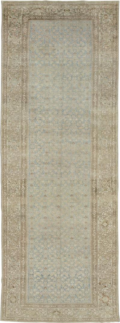 Antique Persian Malayer Wide Gallery Long Runner