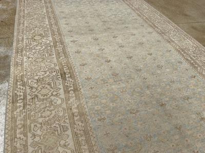 Antique Persian Malayer Wide Gallery Long Runner