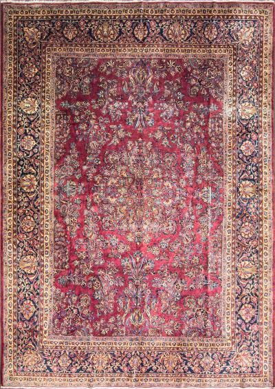 Antique Persian Manchester Kashan Carpet 811 x 126 