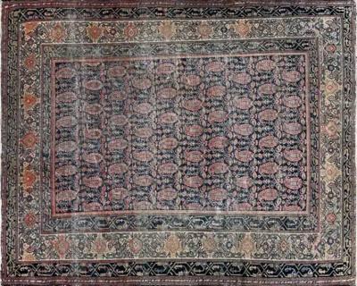 Antique Persian Melayer Botheh Rug