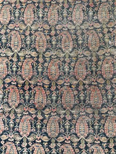 Antique Persian Melayer Botheh Rug